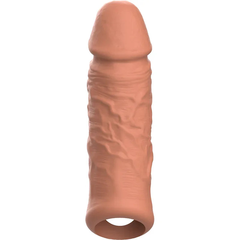 VIRILXL - EXTENSIÓN DE PENE LIQUID SILICONE V7 MARRÓN - Nuvica