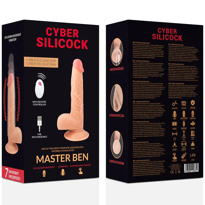 CYBER SILICOCK - REALÍSTICO CONTROL REMOTO MASTER BEN 23.88 CM -O- 4.3 CM - Nuvica