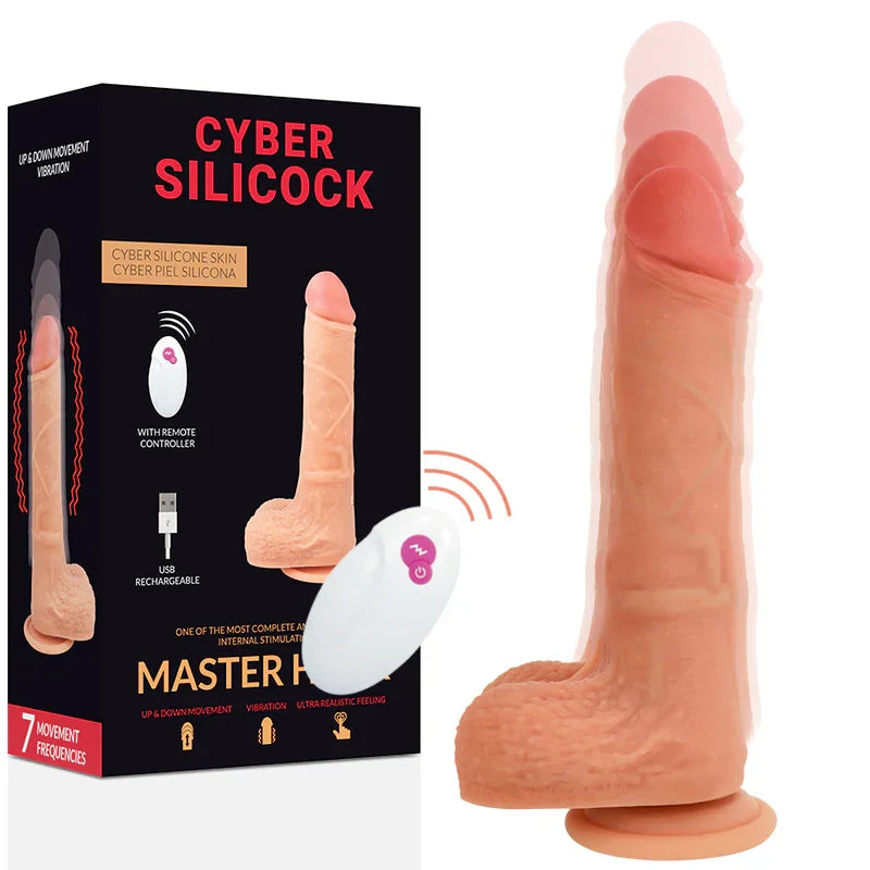 CYBER SILICOCK - REALÍSTICO CONTROL REMOTO MASTER HUCK 20.9 CM -O- 4 CM - Nuvica