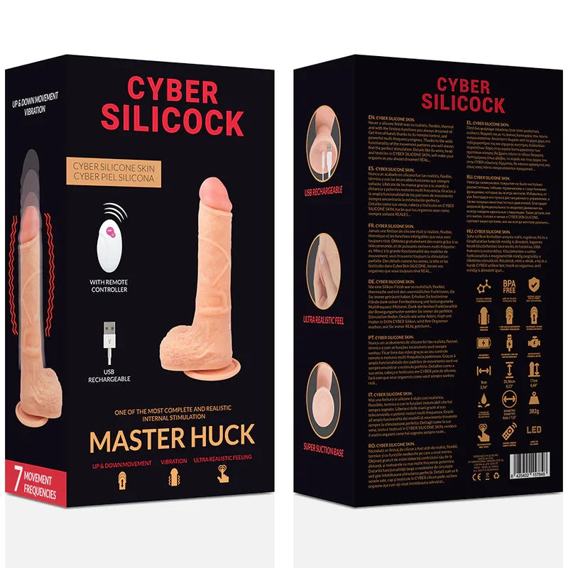 CYBER SILICOCK - REALÍSTICO CONTROL REMOTO MASTER HUCK 20.9 CM -O- 4 CM - Nuvica