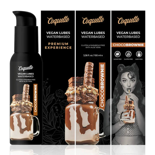 COQUETTE CHIC DESIRE - PREMIUM EXPERIENCE LUBRICANTE VEGANO CHOCOBROWNIE 100ML - Nuvica