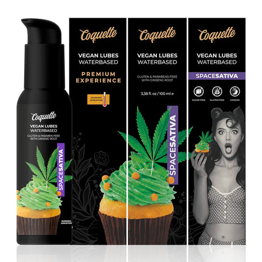 COQUETTE CHIC DESIRE - PREMIUM EXPERIENCE LUBRICANTE VEGANO SPACE SATIVA 100 ML - Nuvica