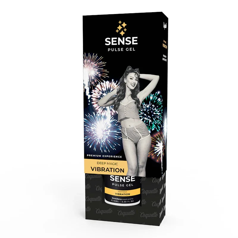COQUETTE CHIC DESIRE - PULSE GEL FRESA VIBRACIÓN LIQUIDA PREMIUM 15ML - Nuvica