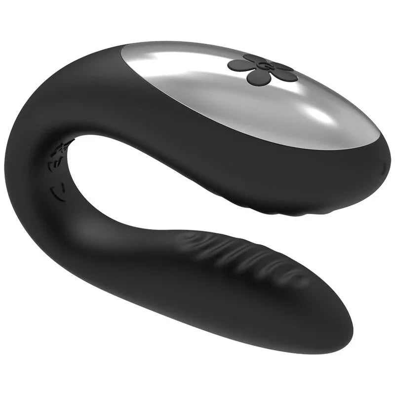 BRILLY GLAM - WE LOVE VIBRADOR PARA PAREJAS CONTROL REMOTO NEGRO - Nuvica