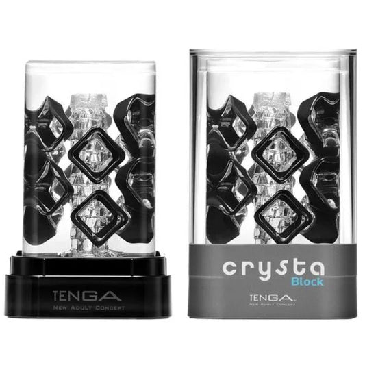 TENGA - CRYSTA MASTURBADOR MASCULINO BLOCK - Nuvica