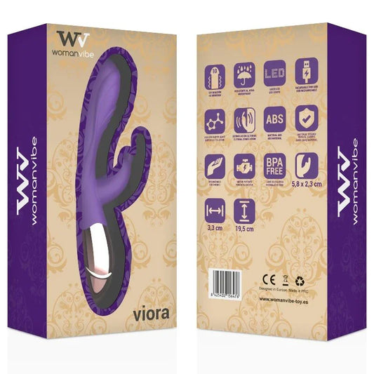 WOMANVIBE - VIORA VIBRADOR RECARGABLE SILICONA - Nuvica
