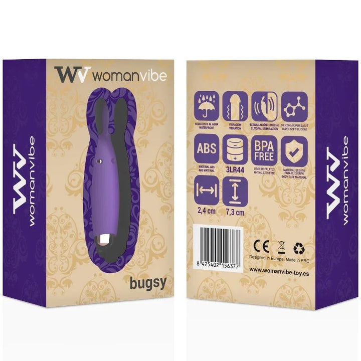 WOMANVIBE - BUGSY ESTIMULADOR RABBIT SILICONA - Nuvica