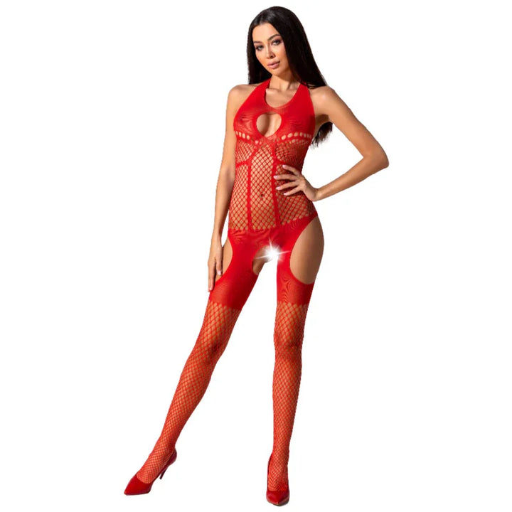 PASSION - WOMAN BS079 BODYSTOCKING NEGRO TALLA ÚNICA - Nuvica