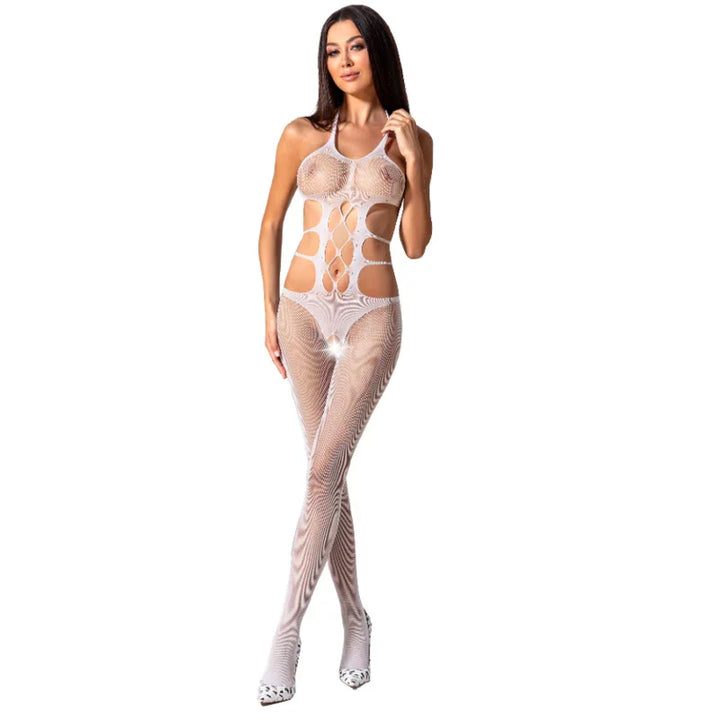 PASSION - WOMAN BS084 BODYSTOCKING NEGRO TALLA ÚNICA - Nuvica