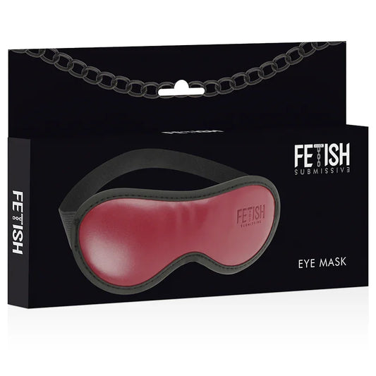 FETISH SUBMISSIVE DARK ROOM - ANTIFAZ CUERO VEGANO CON FORRO DE NEOPRENO - Nuvica