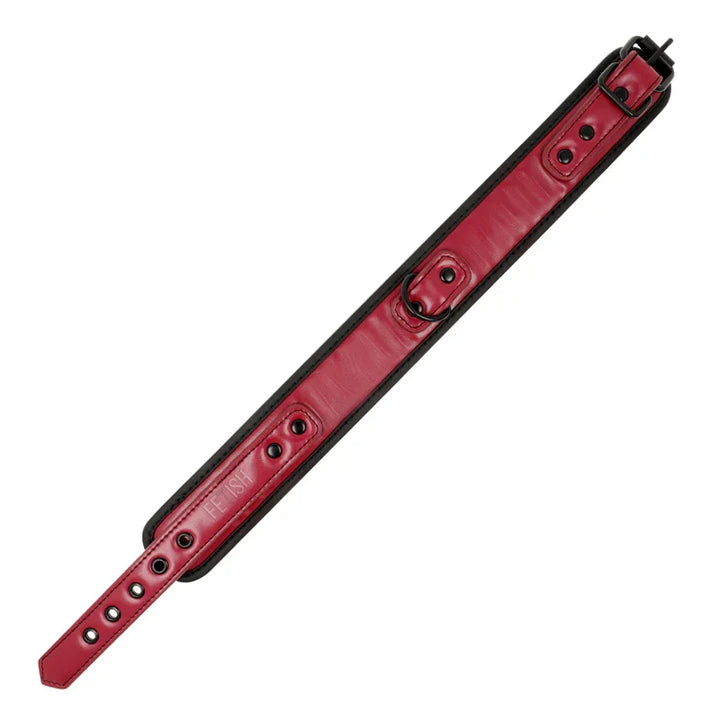 FETISH SUBMISSIVE DARK ROOM - COLLAR CON CADENA CON FORRO DE NEOPRENO - Nuvica