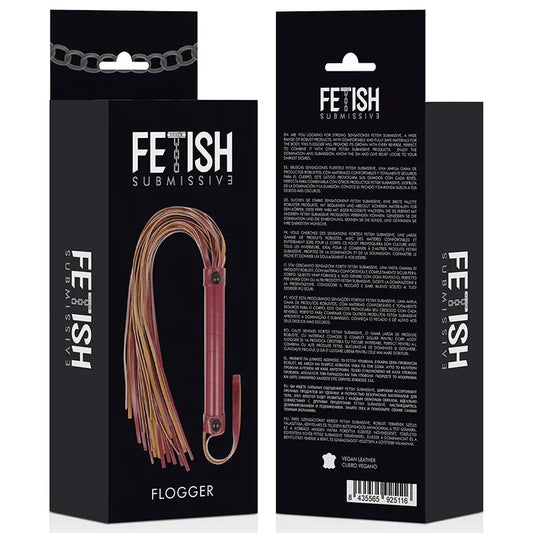 FETISH SUBMISSIVE DARK ROOM - LÁTIGO CUERO VEGANO - Nuvica