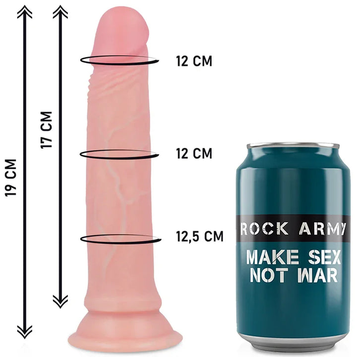 ROCKARMY - HARNESS + LIQUID SILICONE DILDO PREMIUM AVENGER 19 CM -O- 3.98 CM - Nuvica