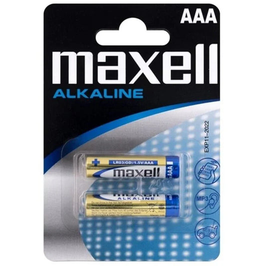MAXELL - PILA ALCALINA AAA LR03 BLISTER*2 - Nuvica
