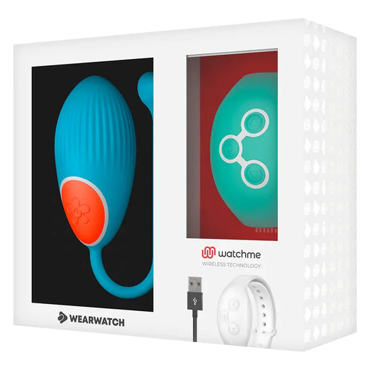 WEARWATCH - HUEVO CONTROL REMOTO TECHNOLOGY WATCHME AZUL / AGUAMARINA - Nuvica
