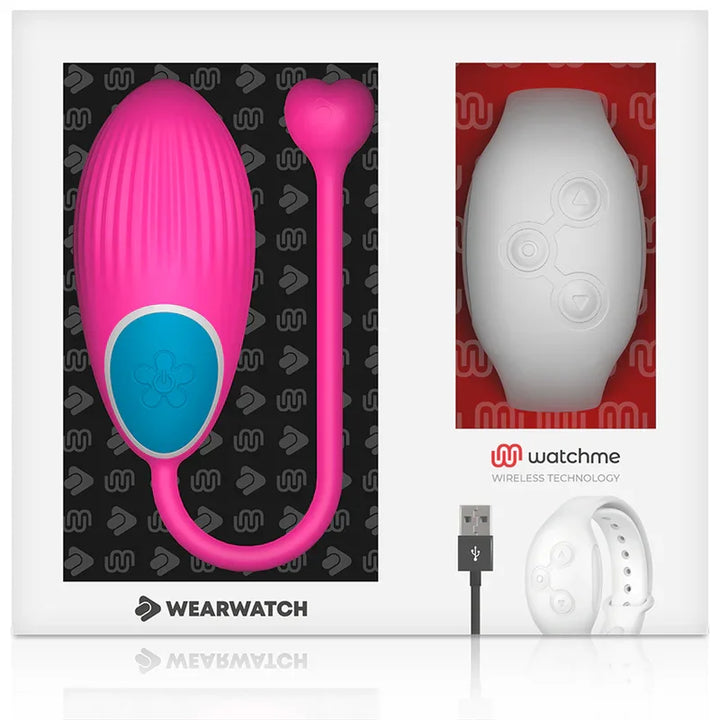 WEARWATCH - HUEVO CONTROL REMOTO TECHNOLOGY WATCHME FUCSIA / NIVEO - Nuvica