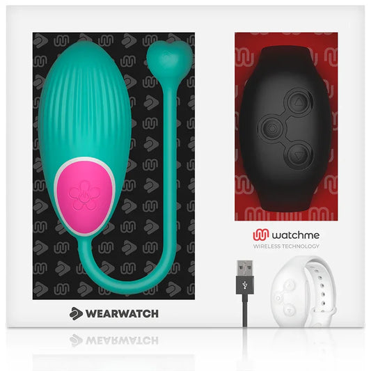 WEARWATCH - HUEVO CONTROL REMOTO TECHNOLOGY WATCHME AGUA MARINA / AZABACHE - Nuvica
