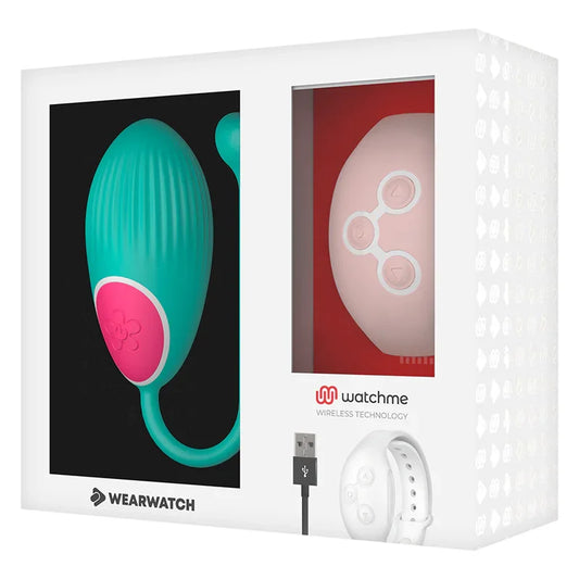 WEARWATCH - HUEVO CONTROL REMOTO TECHNOLOGY WATCHME AGUA MARINA / ROSA - Nuvica