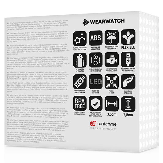 WEARWATCH - HUEVO CONTROL REMOTO TECHNOLOGY WATCHME AGUA MARINA / ROSA - Nuvica