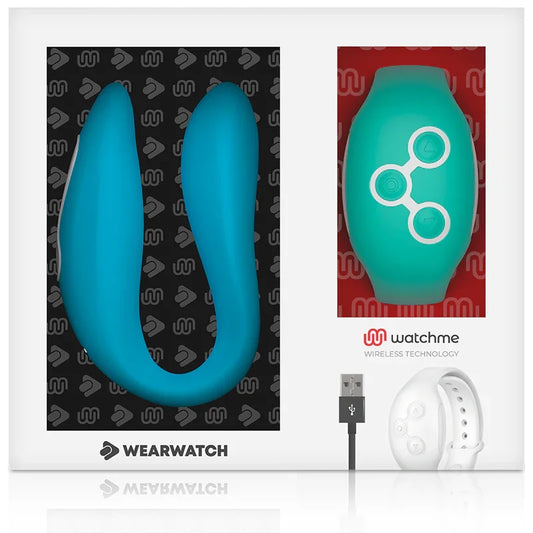 WEARWATCH - VIBRADOR DUAL TECHNOLOGY WATCHME AÑIL /AGUA MARINA - Nuvica
