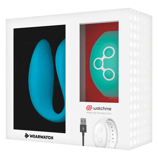 WEARWATCH - VIBRADOR DUAL TECHNOLOGY WATCHME AÑIL /AGUA MARINA - Nuvica