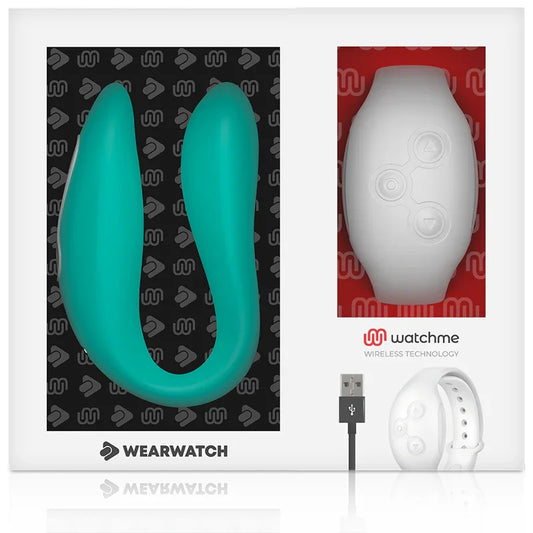 WEARWATCH - VIBRADOR DUAL TECHNOLOGY WATCHME AGUA MARINA / NÍVEO - Nuvica