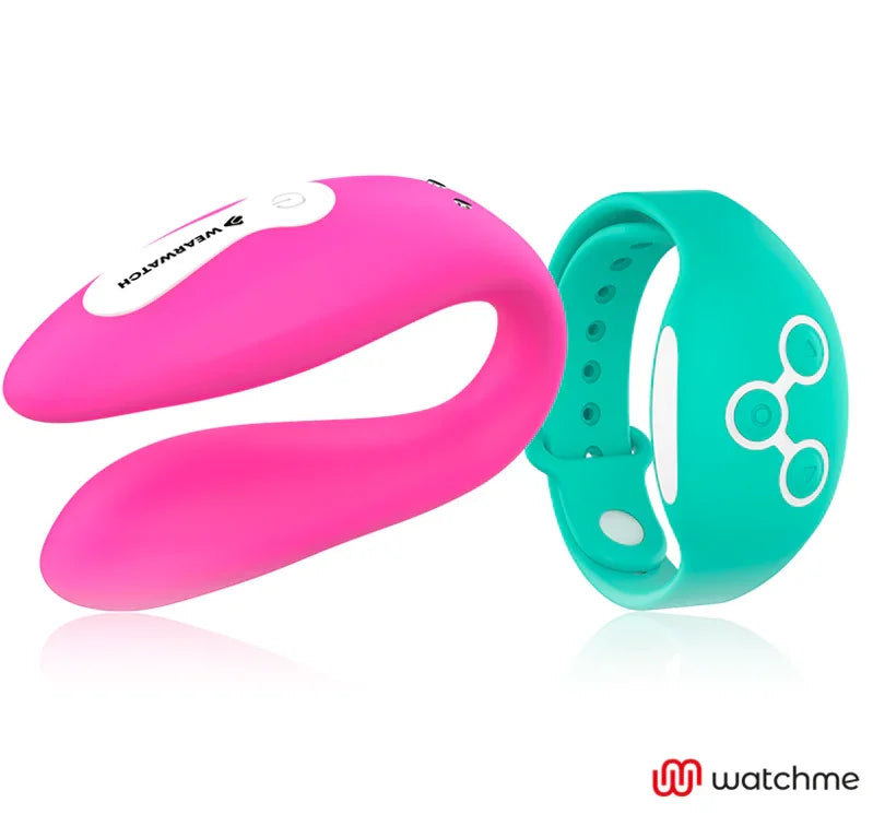 WEARWATCH - VIBRADOR DUAL TECHNOLOGY WATCHME FUCSIA / AGUA MARINA - Nuvica