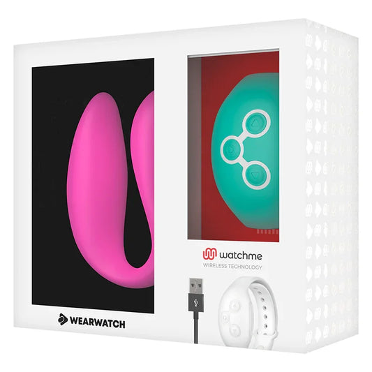 WEARWATCH - VIBRADOR DUAL TECHNOLOGY WATCHME FUCSIA / AGUA MARINA - Nuvica