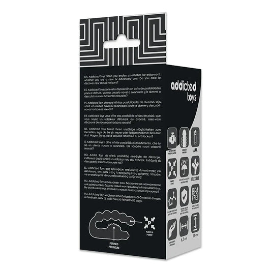 ADDICTED TOYS - MASAJEADOR ANAL PROSTÁTICO CON VIBRACIÓN - Nuvica