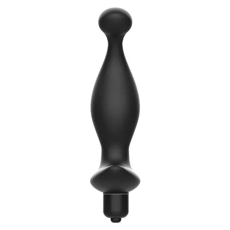 ADDICTED TOYS - MASAJEADOR ANAL CON VIBRACIÓN NEGRO MODELO 1 - Nuvica