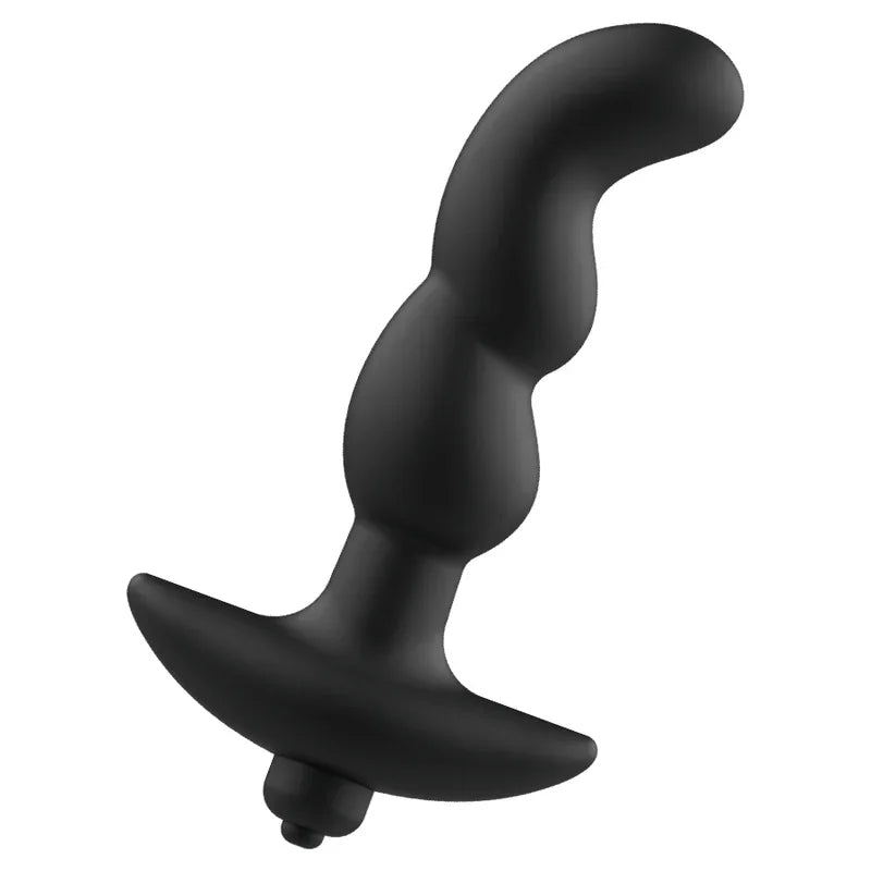 ADDICTED TOYS - MASAJEADOR ANAL CON VIBRACIÓN NEGRO MODELO 2 - Nuvica