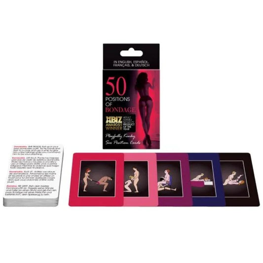 KHEPER GAMES - CARTAS 50 POSICIONES DE BONDAGE - Nuvica